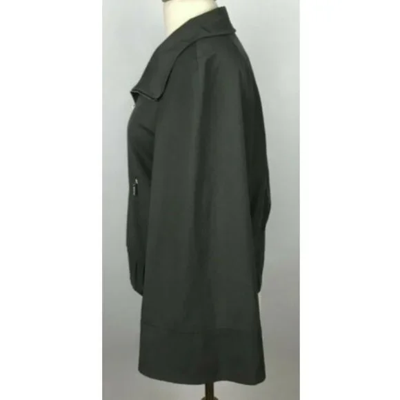 Zara Flare Sleeves Zip Up Jacket w Stretch Sz M - Picture 2 of 7